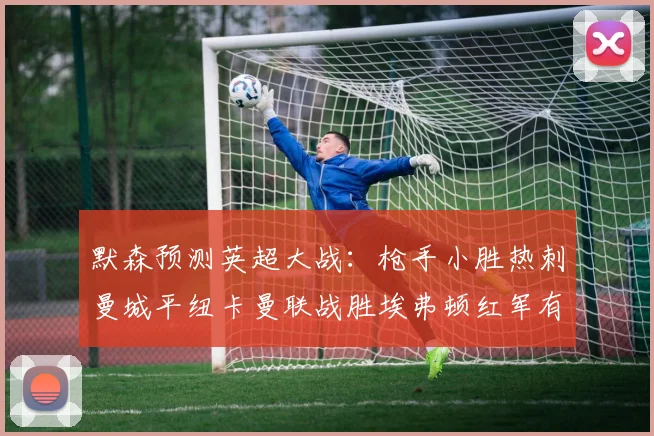 默森预测英超大战：枪手小胜热刺曼城平纽卡曼联战胜埃弗顿红军有望取胜
